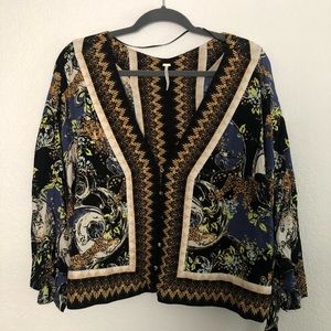 Free people button up top
